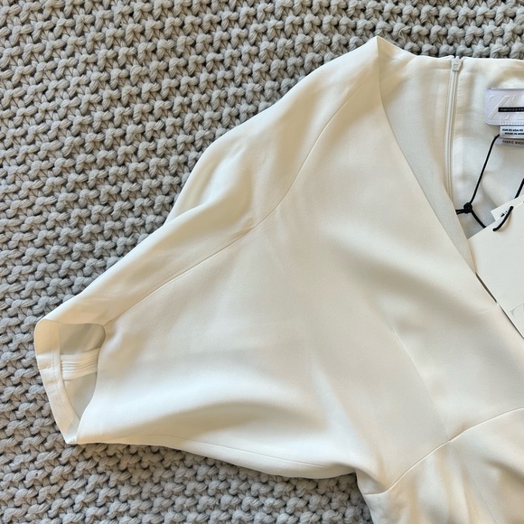 NWT Zara x Narciso Rodriguez Classic Midi Dress - White - Picture 5 of 10
